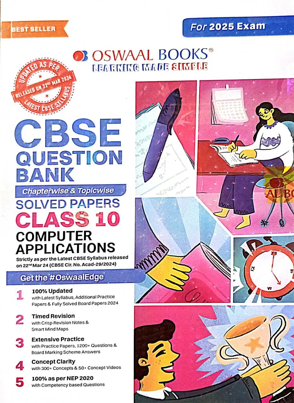Cbse Question Bank Computer Application10 (2025)