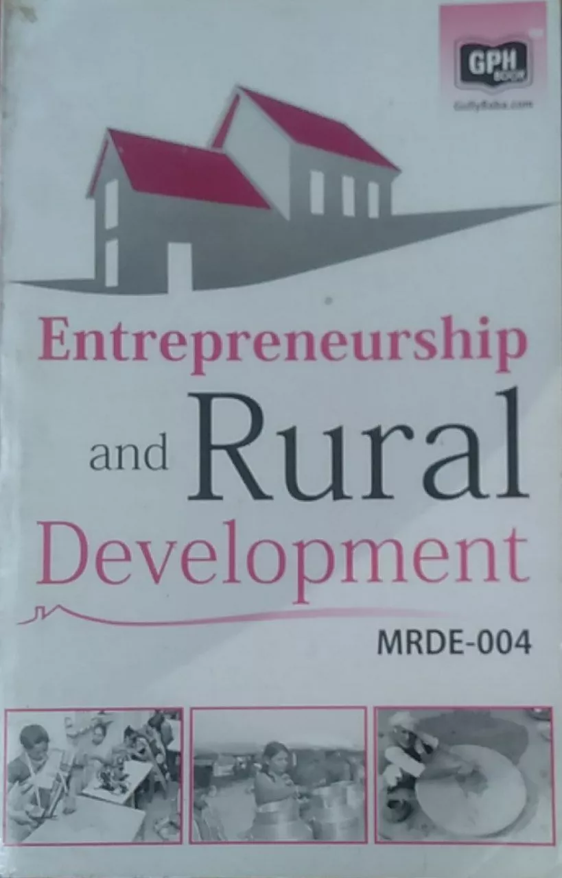 Entrepreneurship and Rural Development 