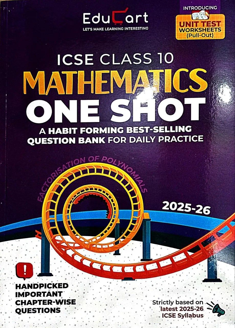 One Shot Icse Question Bank Mathematics-10 (2025-26)
