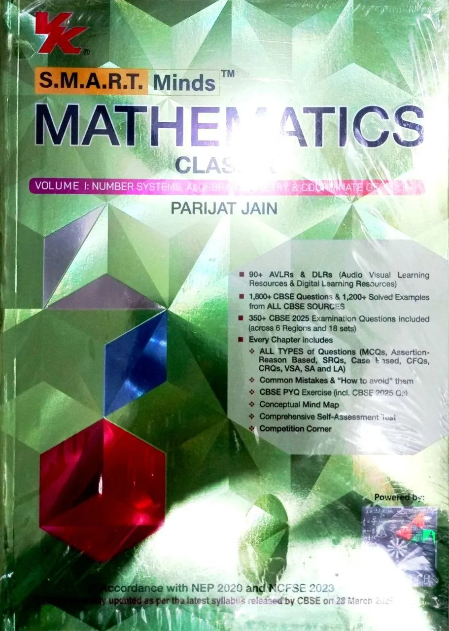 Smartmath Minds Smart Minds Mathematics-10 (vol-1 & 2) (2026-27)