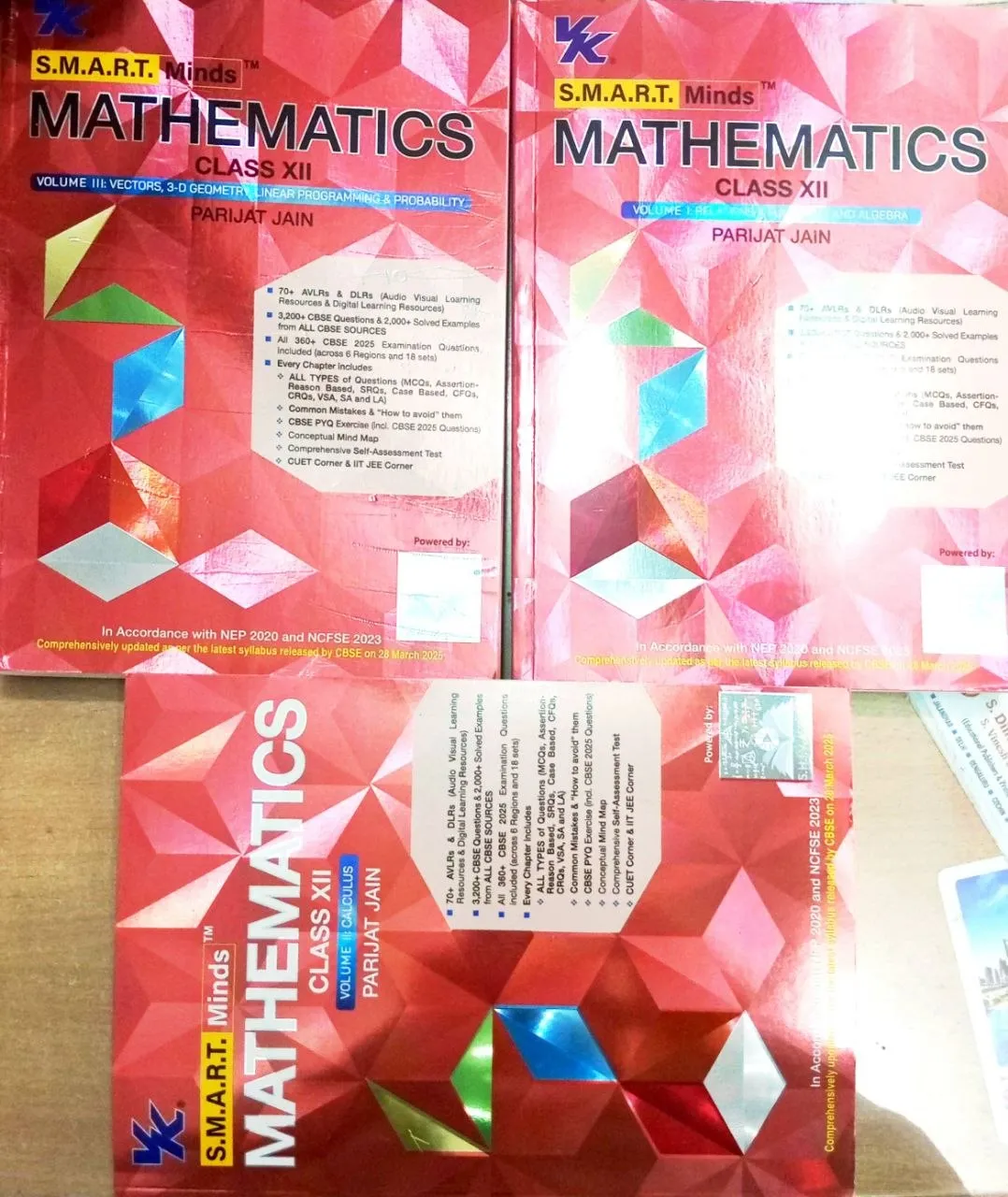Smartmath Minds Smart Minds Mathematics-12 (vol-1,2&3)